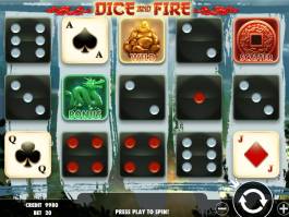 Online casino automat Dice and Fire