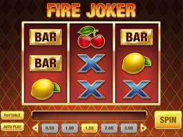 Herní automat Fire Joker bez vkladu