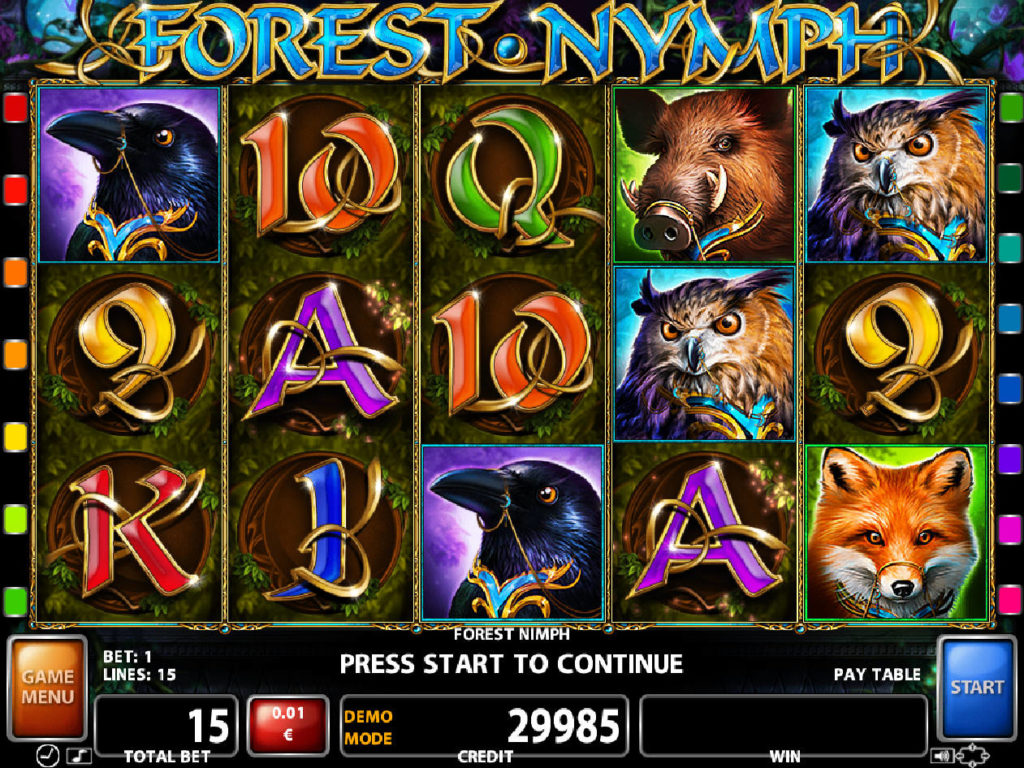 Obrázek casino automatu Forest Nymph