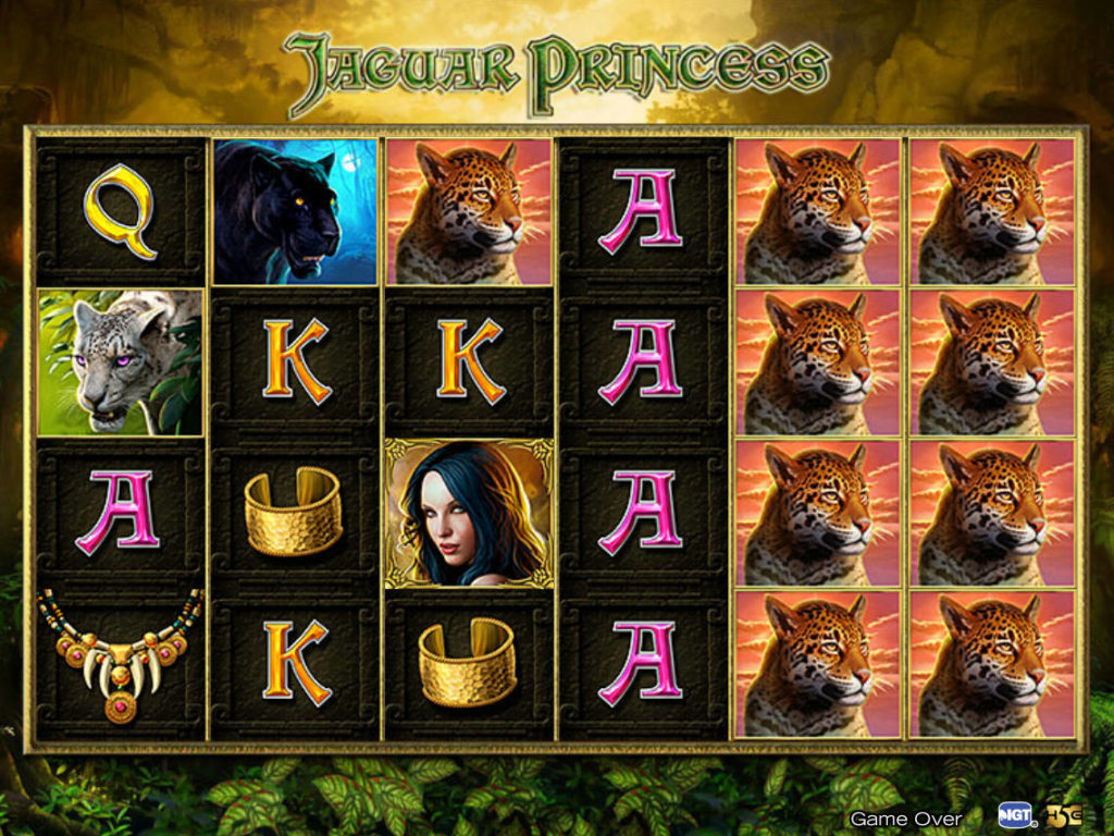Zábavný casino automat Jaguar Princess bez registrace