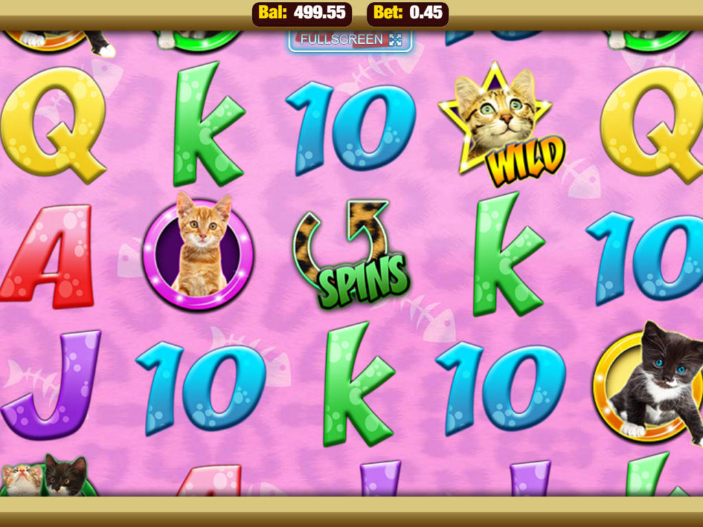 Obrázek z online casino automatu Meow Money zdarma