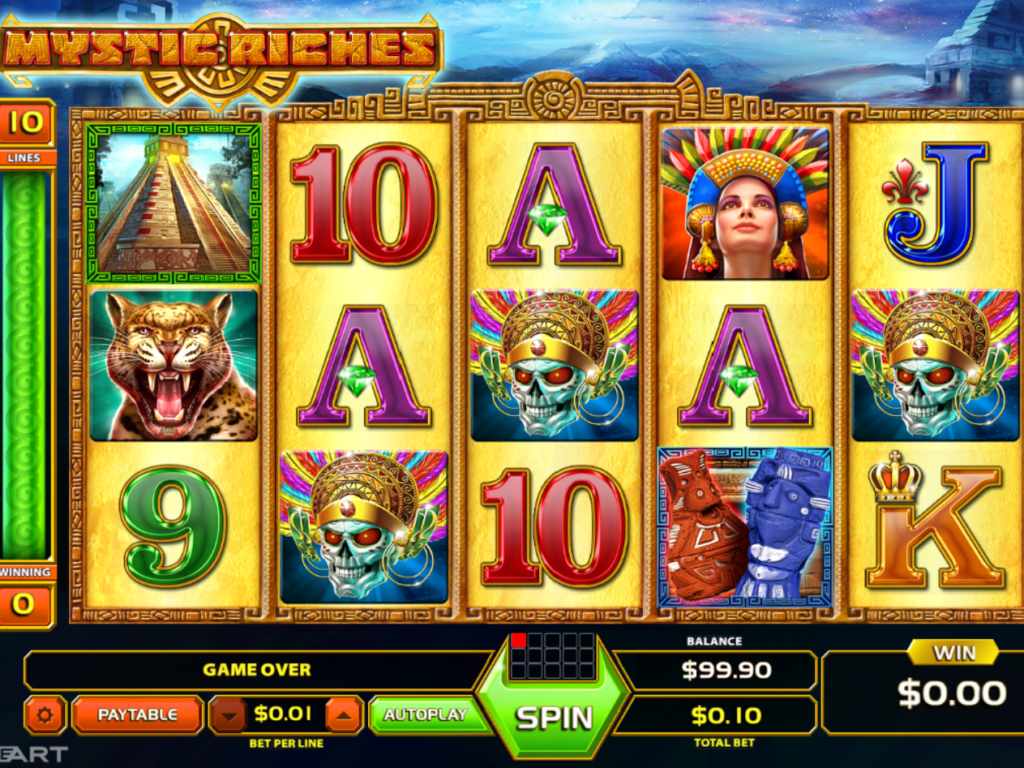Zábavný casino automat Mystic Riches zdarma