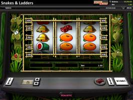 Zahrajte si online casino automat Snakes and Ladders
