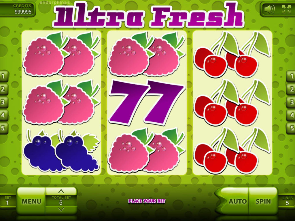 Online herní automat Ultra Fresh zdarma