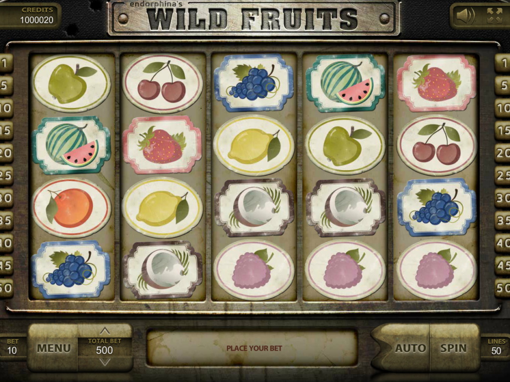 Zábavný casino automat Wild Fruits bez vkladu