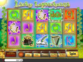 Online casino automat Lucky Leprechauns bez vkladu