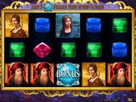 Online zábavný casino automat Secrets of Da Vinci zdarma
