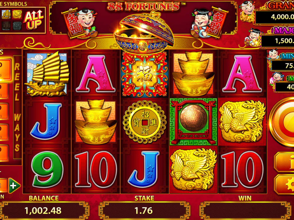 Zahrajte si zábavný online casino automat 88 Fortunes zdarma