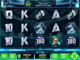 Zahrajte si online casino automat Darts Heroes zdarma