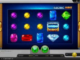 Online casino automat Electric Burst zdarma, bez vkladu