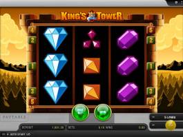 Online casino automat King´s Tower zdarma