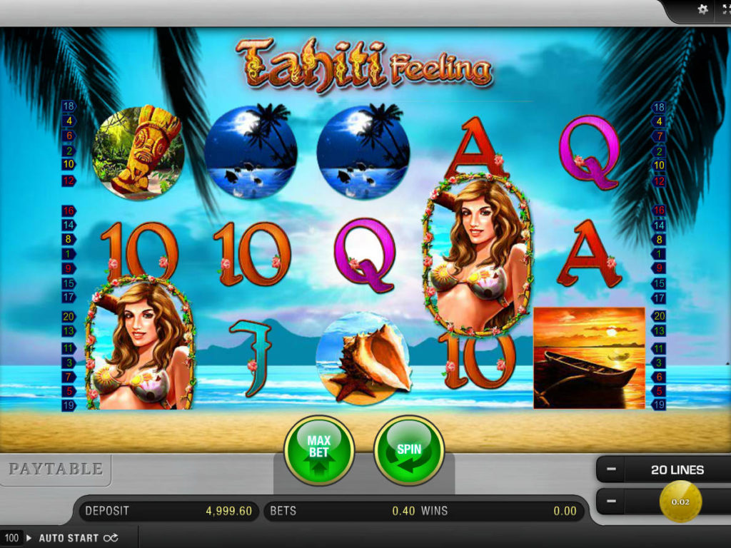 Casino automat Tahiti Feeling online