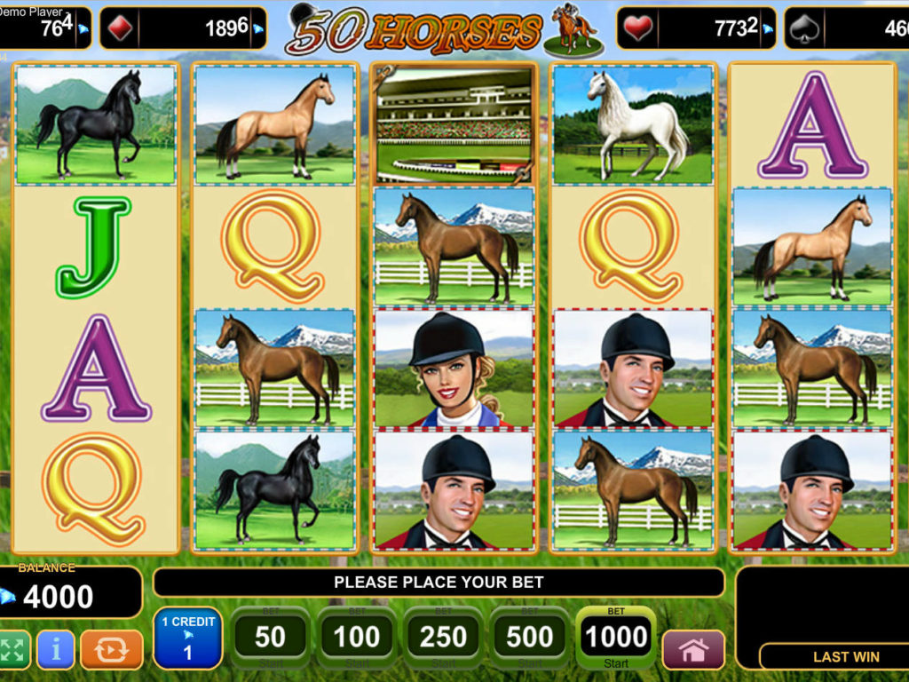 Zahrajte si online casino automat 50 Horses zdarma
