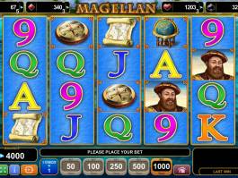 Zábavný online casino automat Magellan zdarma