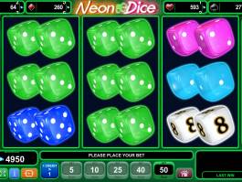 Casino automat Neon Dice online