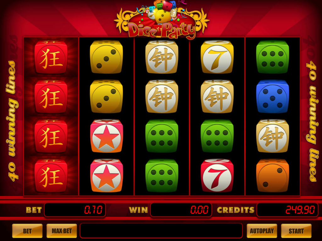 Obrázek z casino automatu Dice Party