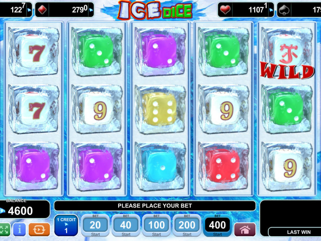 Zahrajte si zábavný casino automat Ice Dice
