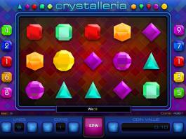 Roztočte online casino automat Crystalleria zdarma