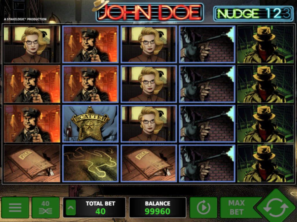 Zábavný casino automat John Doe online