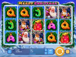 Zábavný casino automat Merry Christmas zdarma