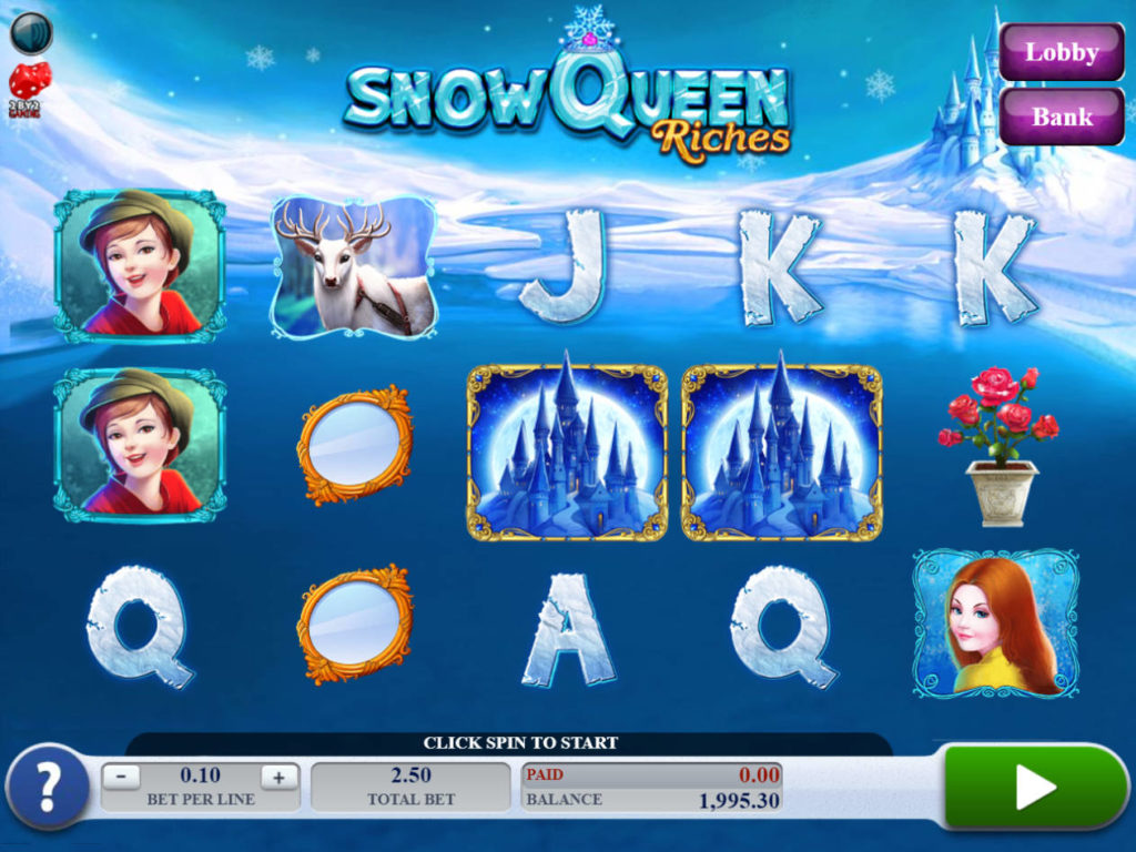 Roztočte casino automat Snow Queen Riches