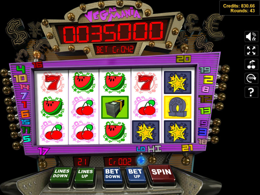 Casino automat Vegas Mania bez registrace