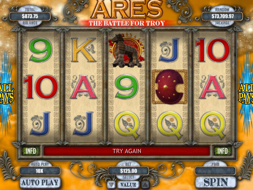 Obrázek casino automatu Ares bez registrace
