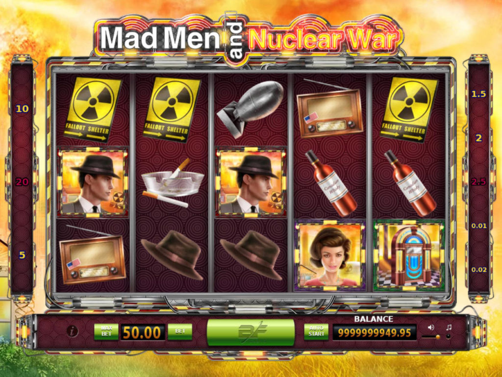 Online casino automat Mad Men and Nuclear War zdarma