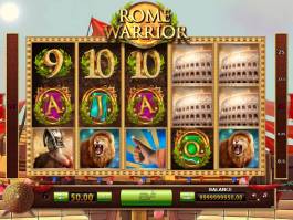 Casino automat Rome Warrior bez vkladu