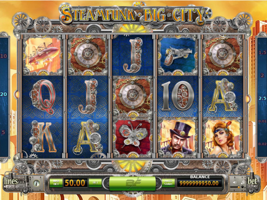 Casino automat Steampunk Big City zdarma