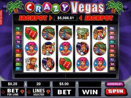 Casino automat Crazy Vegas bez stahování