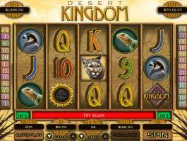 Zahrajte si online casino automat Desert Kingdom