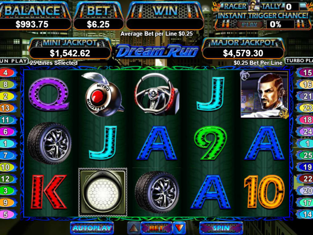 Online casino automat Dream Run se spiny zdarma