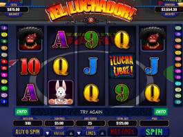 Online casino automat El Luchador bez vkladu