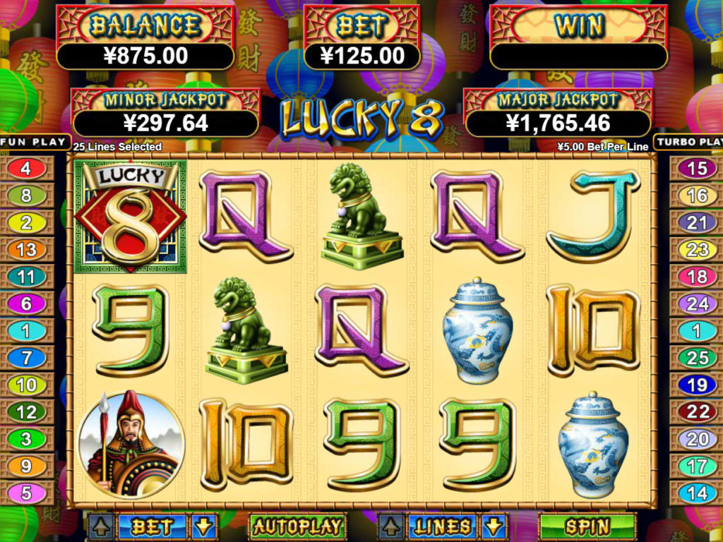 Casino automat Lucky 8 bez registrace