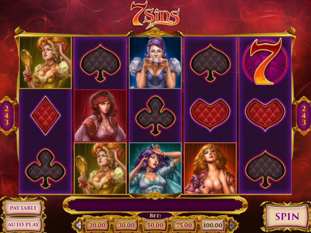 Zahrajte si online casino automat 7 Sins zdarma