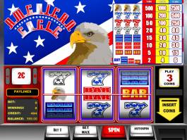 Obrázek z online casino automatu American Eagle