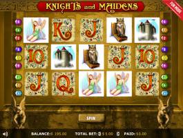 Online casino automat Knights and Maidens zdarma