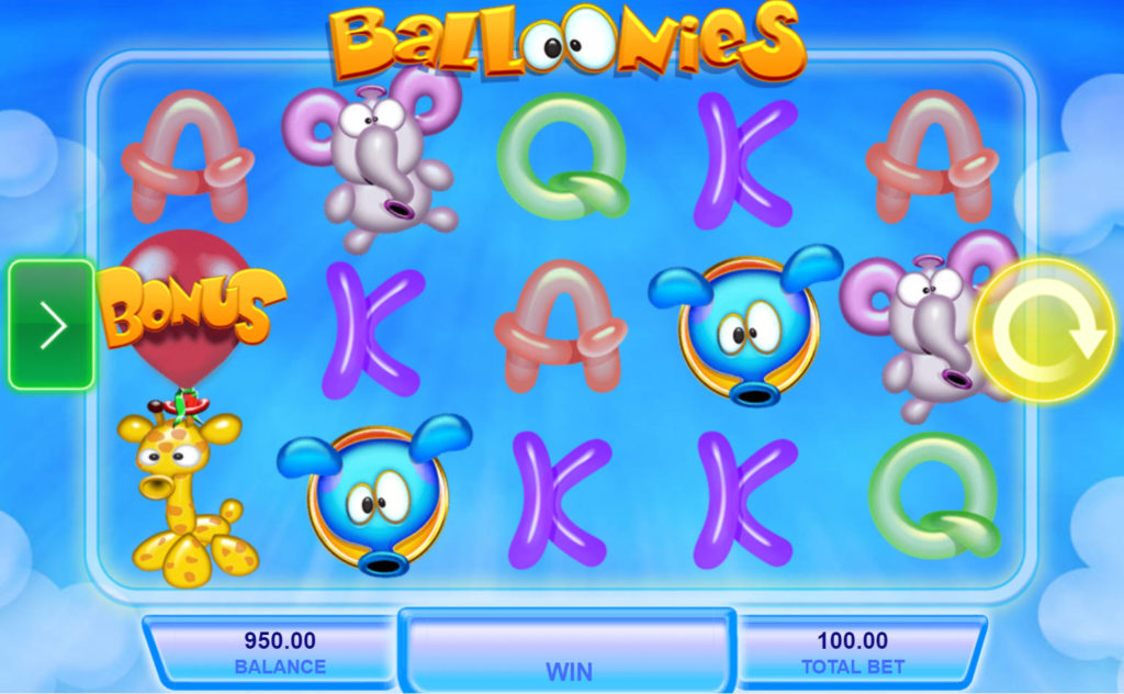 Casino automat Balloonies zdarma bez registrace