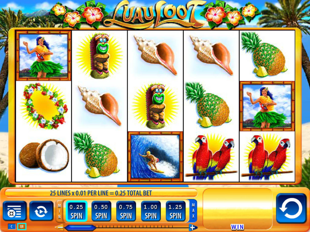 Online casino automat Luau Loot bez vkladu