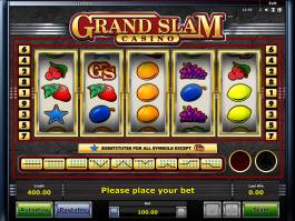 Online casino automat Grandslam zdarma