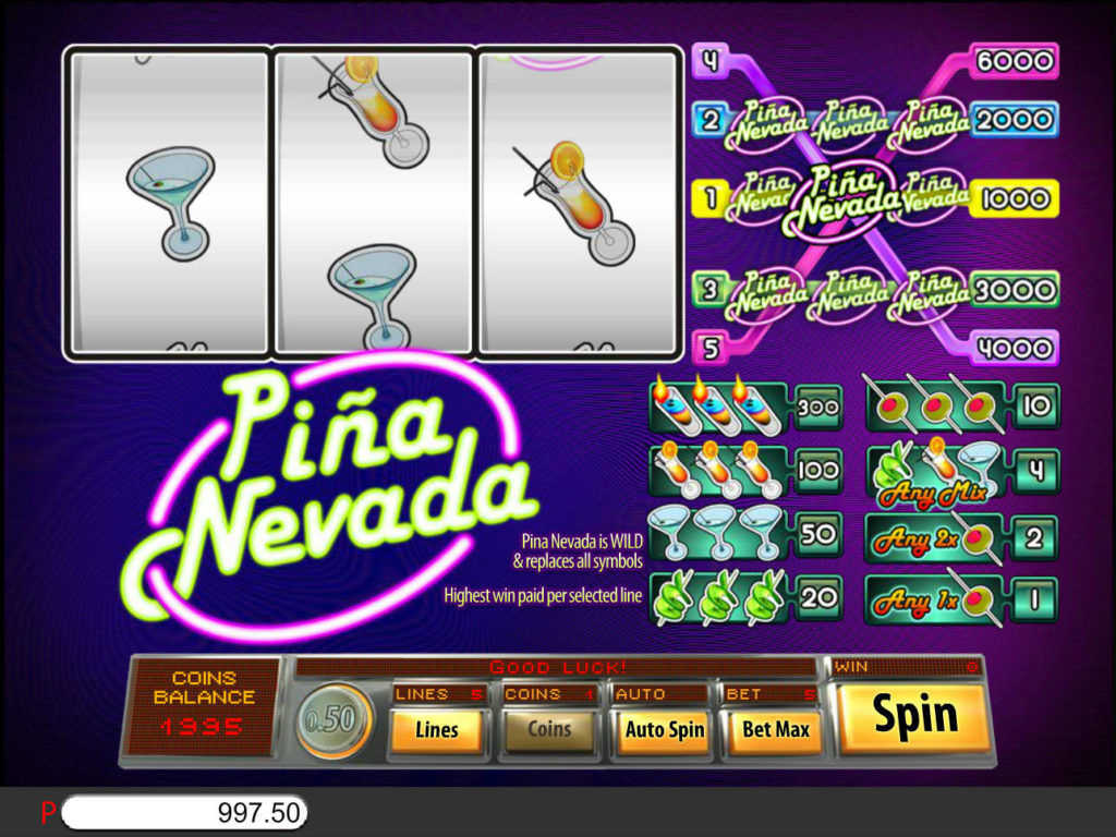Obrázek z herního automatu Pina Nevada online