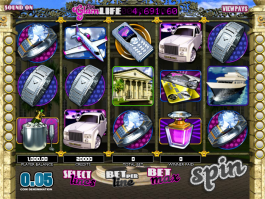 Herní casino automat The Glam Life zdarma