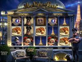 Herní online automat A Night in Paris
