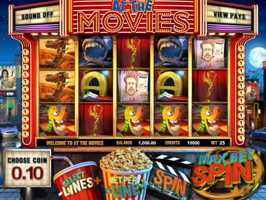 Hra automatu At the Movies online zdarma