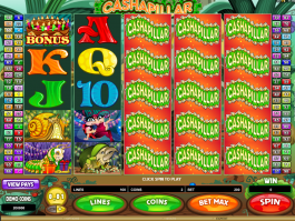 Herní casino automat Cashapillar online zdarma