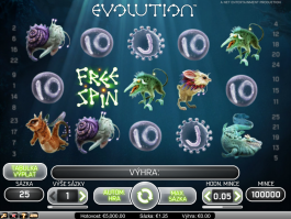 Herní automat zdarma Evolution online