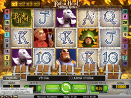 Obrázek casino automatu Robin Hood zdarma online