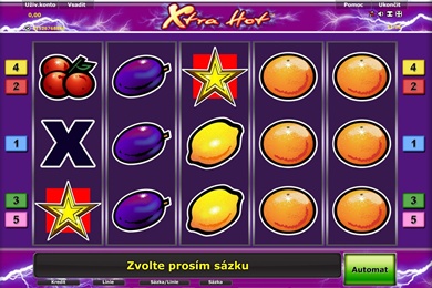 Casino automat Xtra Hot online, zdarma