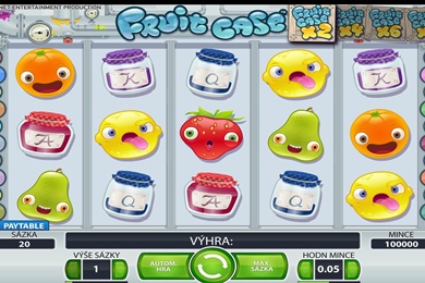 Hrací casino automat Fruit Case